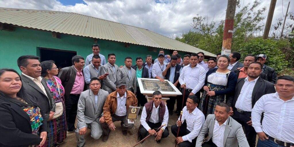 LLEGA EL AGUA A LA ALDEA TALTIMICHE EN SAN MARCOS