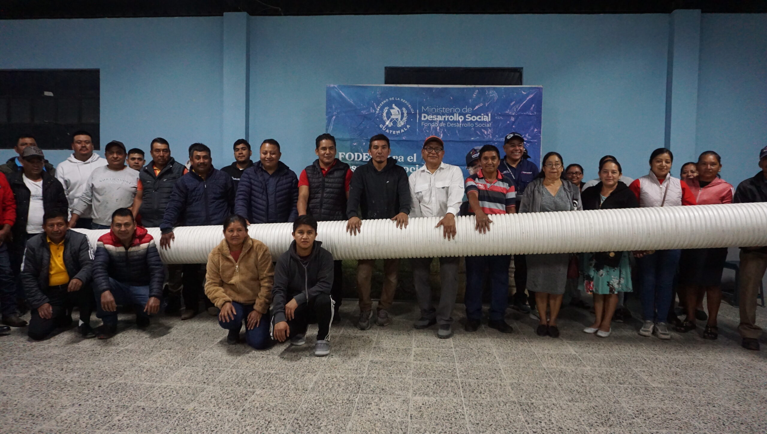FODES BENEFICIA A COMUNIDADES DE HUEHUETENANGO CON MATERIALES PARA VIVIENDA Y AGUA